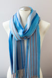 Natal Blue Woven Scarf