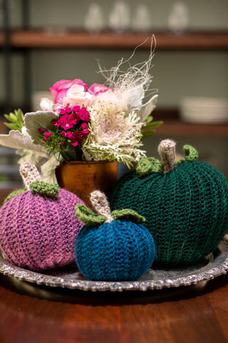 Squash Pumpkin Decor -Set of 3