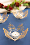 Crystal Flora Candle Holder