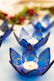 Sapphire Flora Candle Holder