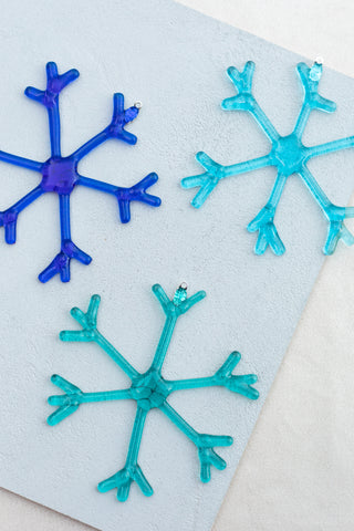 Wintry Flakes Ornament - Set of 3