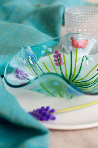 Flowery Drape Bowl