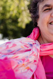 Berry Tie Dye Scarf