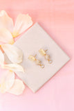 Amour Earrings in Shimmery Yellow