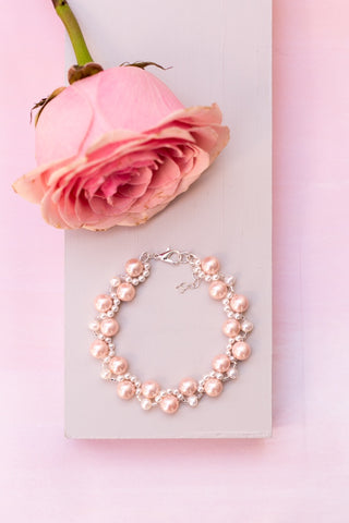 Everafter Bracelet in Blush Pink